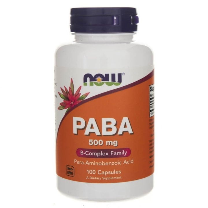 Р-аминобензоена киселина Now Foods PABA