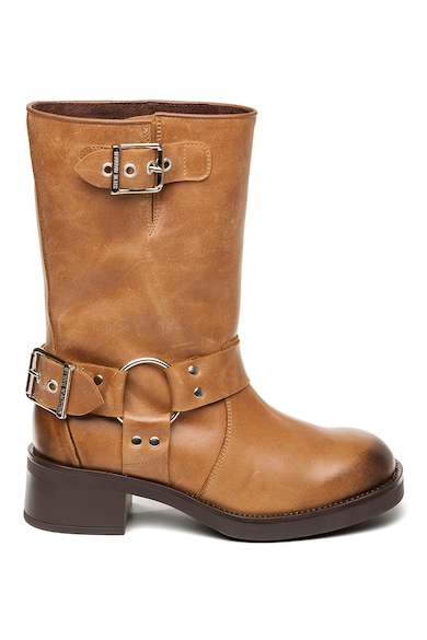 Steve Madden Кожени ботуши до средата на прасеца