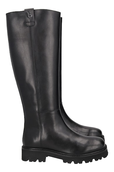 Tosca Blu Кожени ботуши до коляното с цип