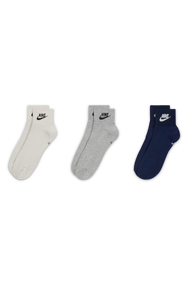 Nike Унисекс къси чорапи Essential с лого - 3 чифта