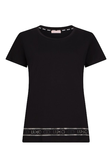 Liu Jo Тениска от памук с пайети