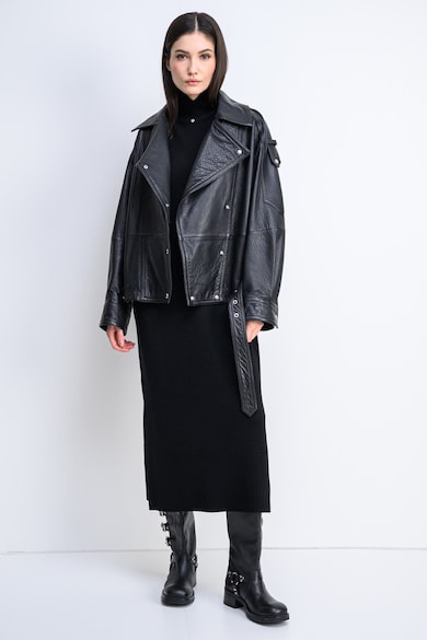 Премиум Дамски Якета Над 150 € — Лукс, Качество, Стил BOSS Уголемено кожено яке