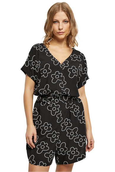 Urban Classics Къс гащеризон с колан и шпиц