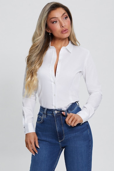 GUESS Слим риза с памук