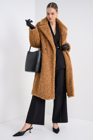 HUGO Уголемено палто от букле