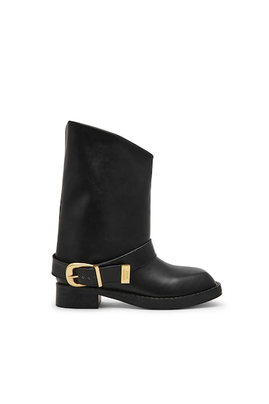 Steve Madden Кожени ботуши с декоративна каишка
