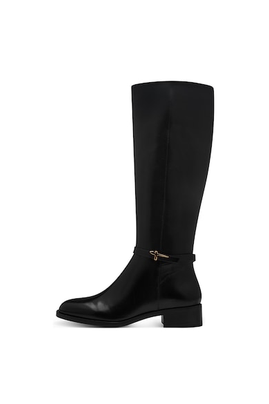 Tamaris Кожени ботуши с масивен ток