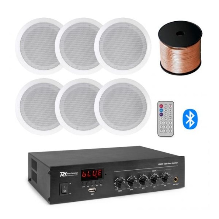 Аудио система Кафе-Ресторант Studio-M System 2/C USB-BT - eMAG.bg