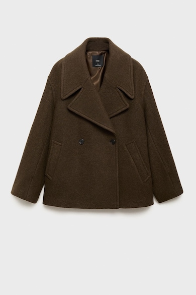 Mango Палто с вълна и копчета