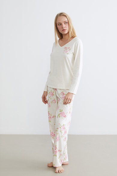 LC WAIKIKI Под 15 € — Къде Да Купите Евтини Дамски Пижами (Топ 7) LC WAIKIKI Памучна шпиц пижама