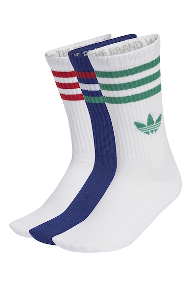 adidas Originals Унисекс дълги чорапи с лого - 3 чифта