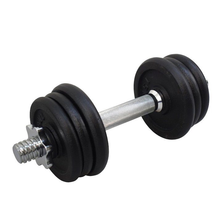 Топ 11 Най-Добрите Фитнес Аксесоари Maxima: Гири, Дъмбели, Лостове И Дискове Дъмбел 10 кг MAXIMA 200246