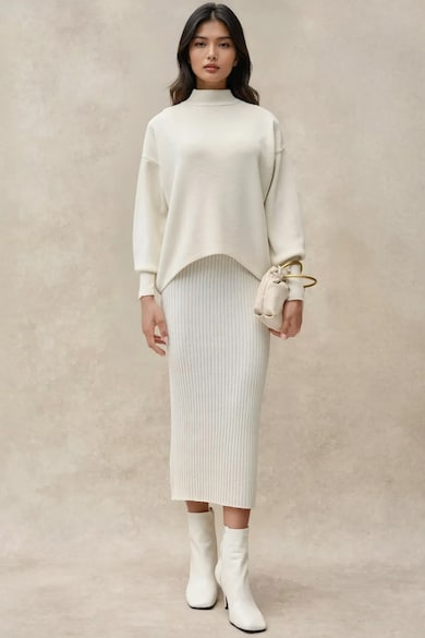 Топ Дамски Плетени Комплекти За Студените Месеци — Топ Марки И Модели HiCCUP Плетен комплект