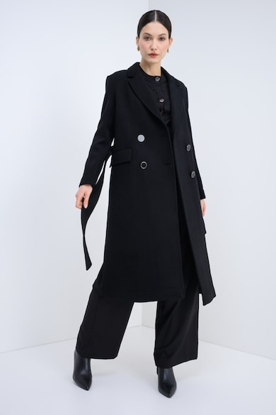 ARMANI EXCHANGE Палто с вълна с колан