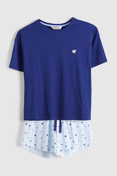 LC WAIKIKI Под 15 € — Къде Да Купите Евтини Дамски Пижами (Топ 7) LC WAIKIKI Къса десенирана пижама с памук