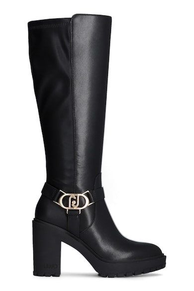 Liu Jo Дълги ботуши от кожа и еко кожа с цип