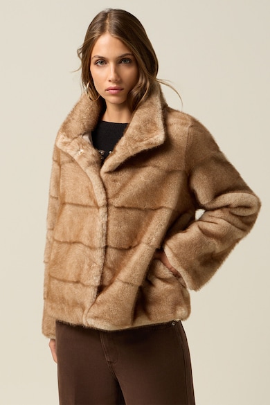 Oltre Палто от еко пух с висока яка