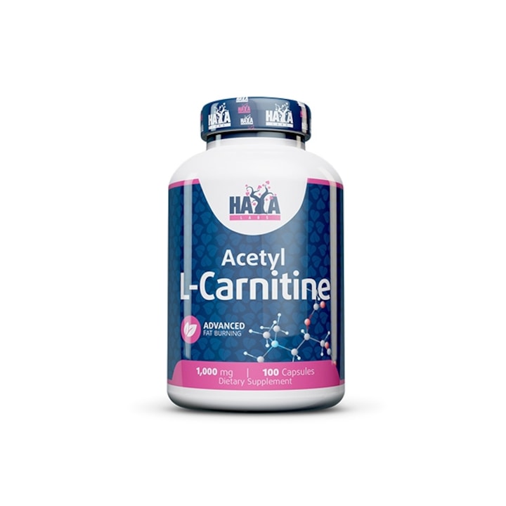 Най-Добрите Течни L-Карнитини И Шотове За Отслабване 2026 Acetyl L-Carnitine HAYA LABS 100 Caps - eMAG.bg