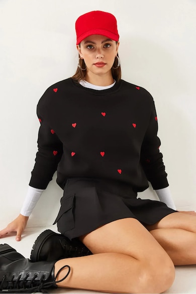 HiCCUP Дамски суичър  обло деколте