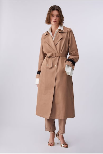 Liu Jo Дълъг тренч с колан