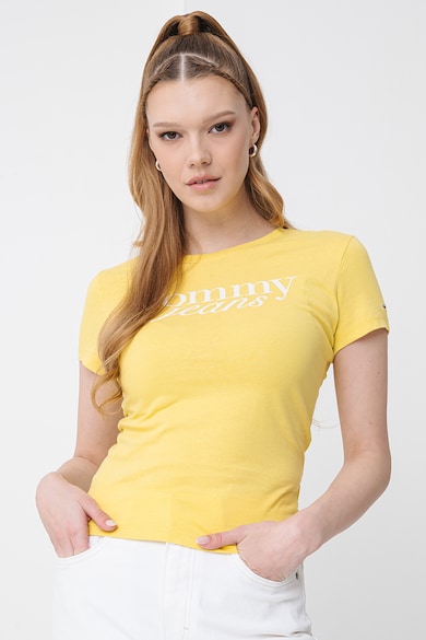 Tommy Jeans Слим тениска с лого