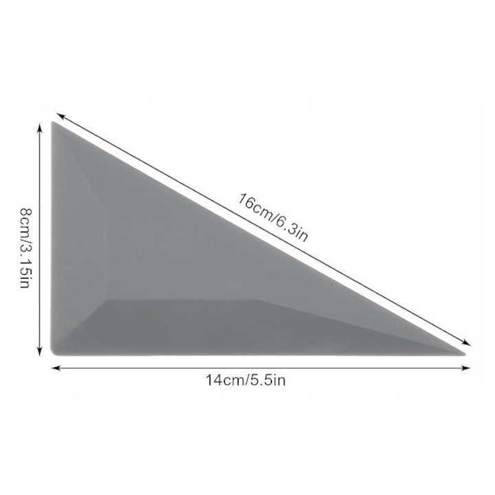 Триъгълна ракла за нанасяне на фолио