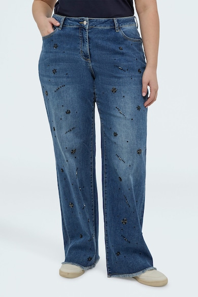 Топ 7 Дамски Дънки С Декоративни Камъни И Бродерии (За Парти) Fiorella Rubino Дънки с мъниста