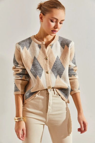 Bianco Lucci Къса плетена жилетка