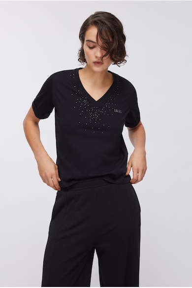 Liu Jo Памучна шпиц тениска