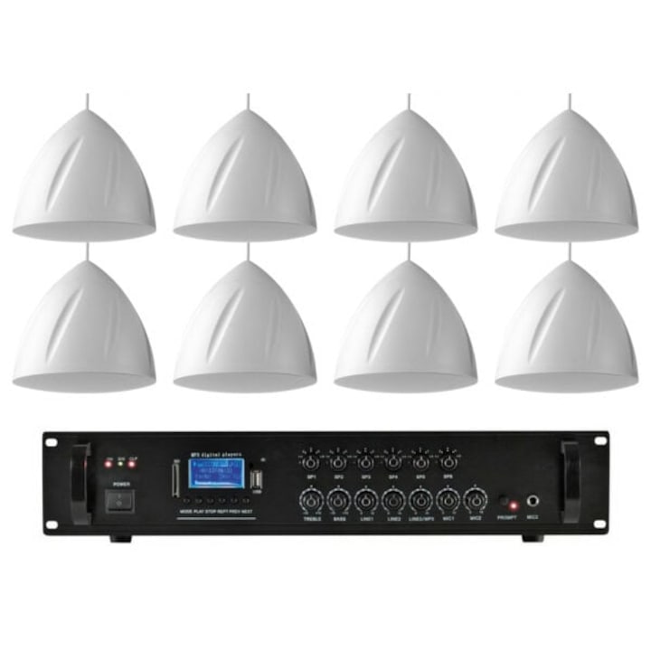 Аудио система за магазин 8x Power Dynamics PDS40BW