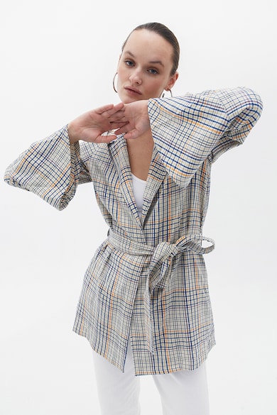 OXXO Карирано сако с колан