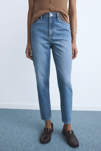 Mango Скъсени дънки с висока талия