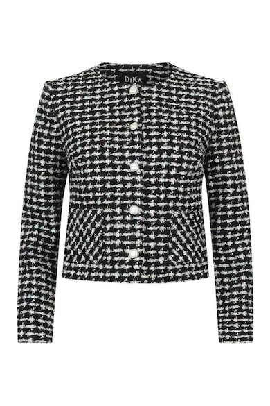 DiKa Сако от туид с пришити джобове