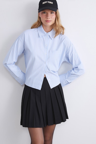 LC WAIKIKI Риза с десен и паднали ръкави