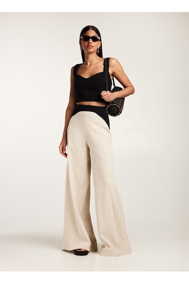 Alina Cernatescu Къс топ и панталон с широк крачол Doha