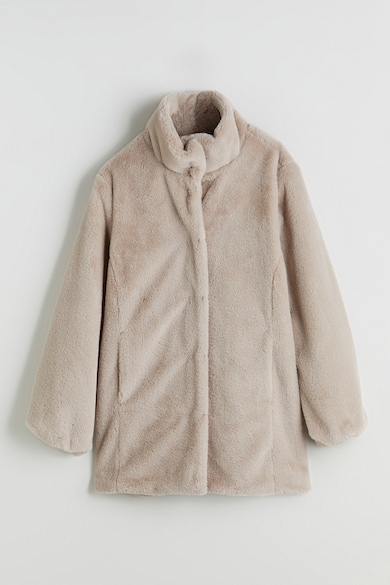 Кои Са Най-Предпочитаните Дамски Палта От LC WAIKIKI? LC WAIKIKI Късо палто от еко пух Grace