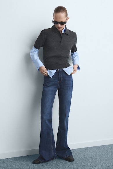 Mango Разкроени дънки деграде