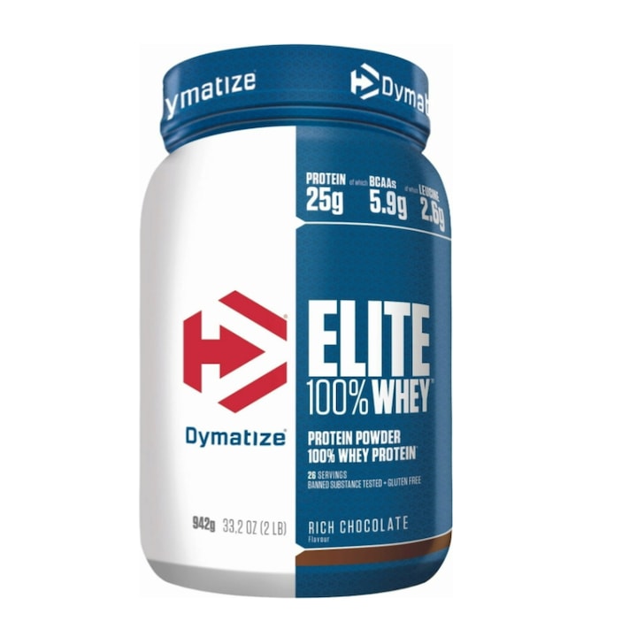 Топ 7 Най-Добрите Премиум Суроватъчни Протеини За 2026 Суроватъчен протеин Dymatize Elite 100 % Whey Protein Powder