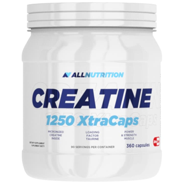 ALLNUTRITION Креатин - Как Да Изберем Правилния За Вас? Хранителна добавка AllNutrition Creatine Monohydrate 1250 XtraCaps