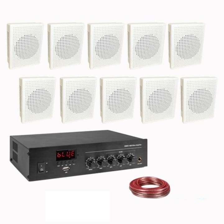 Околна звукова система Studio M Basic-Wall Bluetooth 45W - eMAG.bg