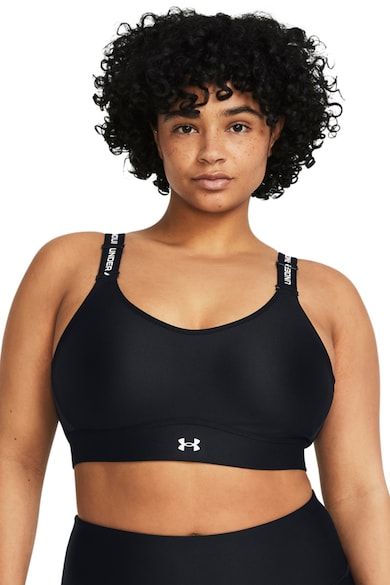 Under Armour Тренировъчен сутиен Infinity Mid 2.0 с лого на презрамките