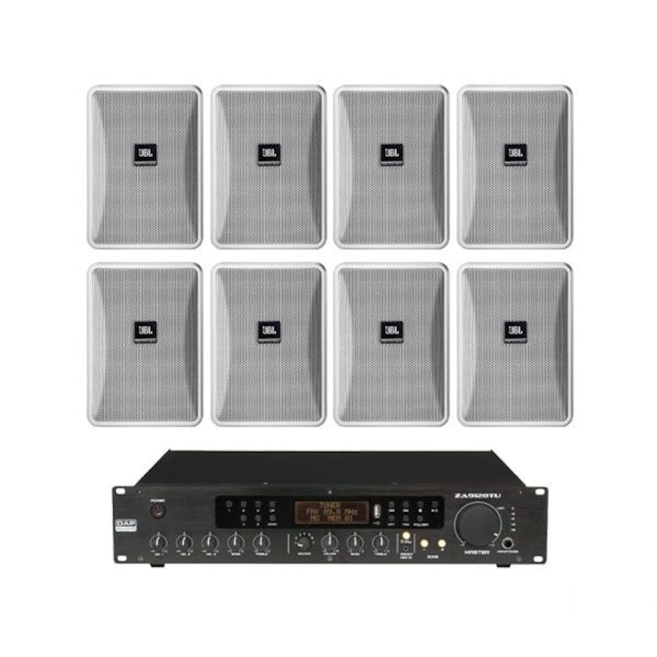 Вътрешно-външна озвучителна система JBL Control 23-1 Бяла 120W - eMAG.bg