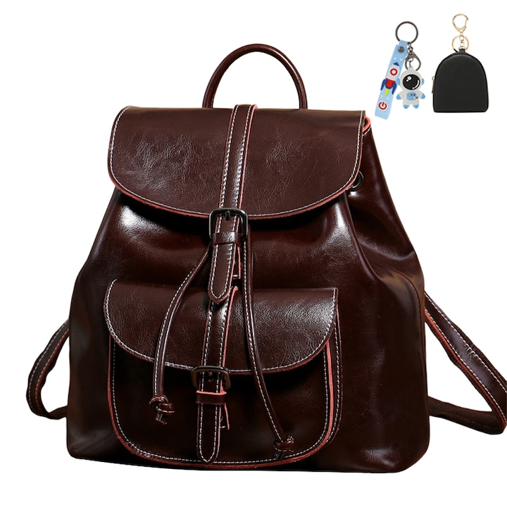 Дамска раница Wuciray - Естествена кожа