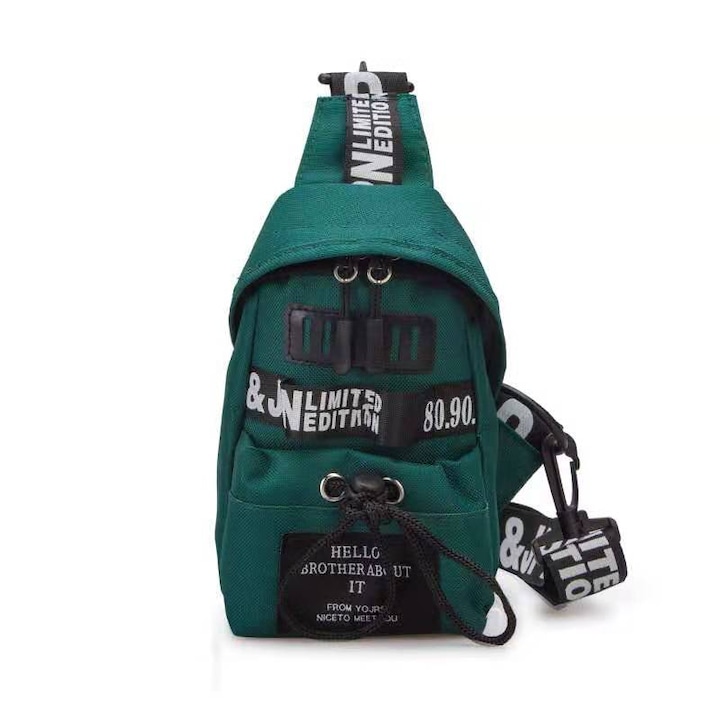 Дамска мини чанта MBrands в японски стил - Зелена - eMAG.bg