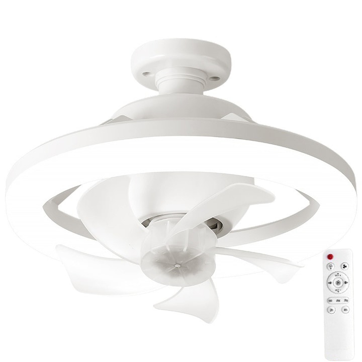 Вентилатор за таван E27 с LED светлина