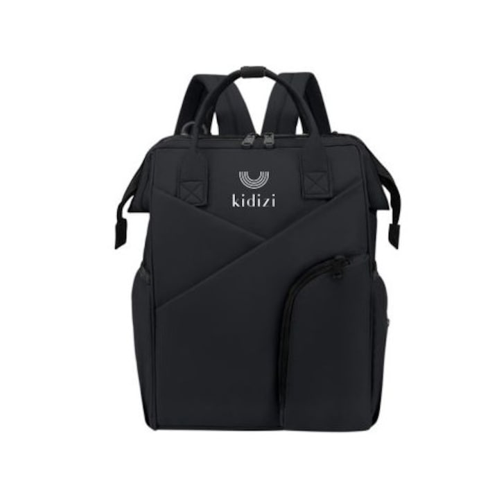 Чанта за майки с приставка за количка Kidizi Mova Black