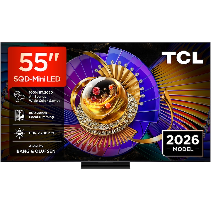 Енергоспестяващи Телевизори Топ Модели От Клас D И E Телевизор TCL SQD-MiniLed 55C7L