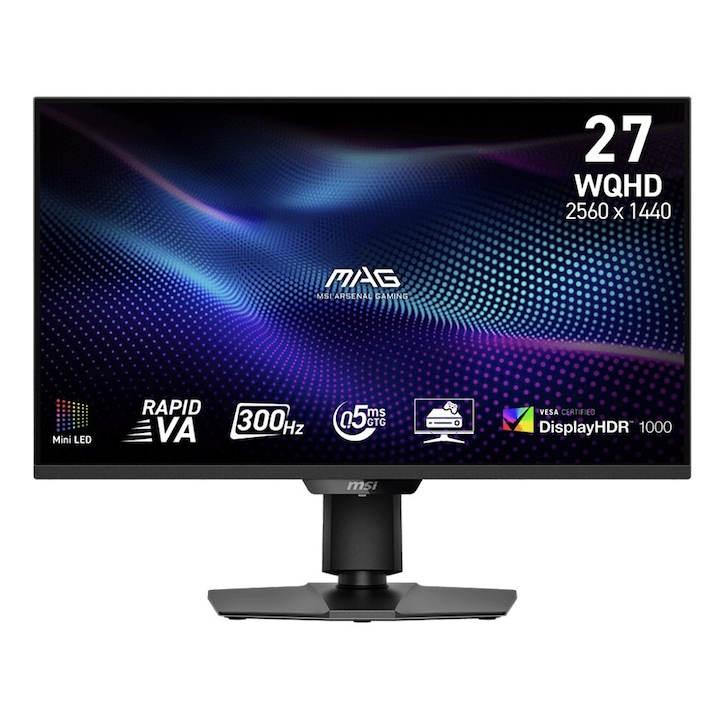 Mini-LED Монитори - Кои Са Най-Добрите На Пазара? Гейминг монитор Бърз VA Mini-LED MSI 27
