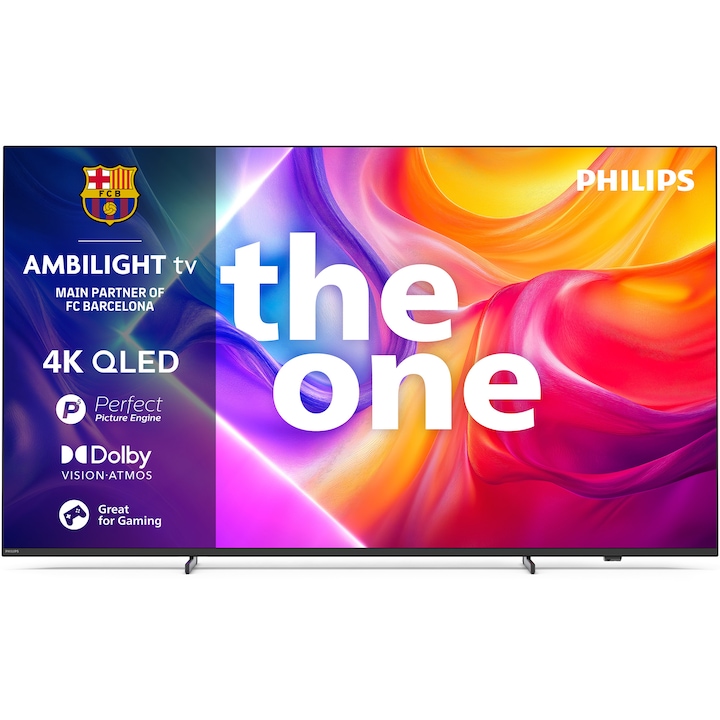Телевизори С Ambilight Технология За Невероятна Атмосфера У Дома Телевизор Philips AMBILIGHT tv QLED 75PUS9010