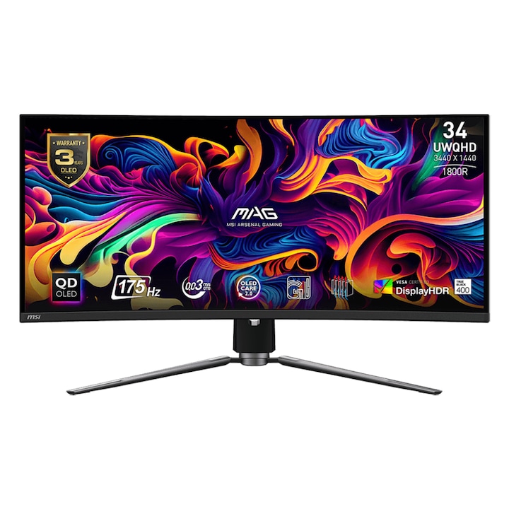 Топ 10 Премиум Монитори С Бюджет До 800 € Монитор Gaming MSI MAG 341CQP QD-OLED
